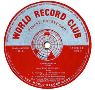World Record Club Label, Releases